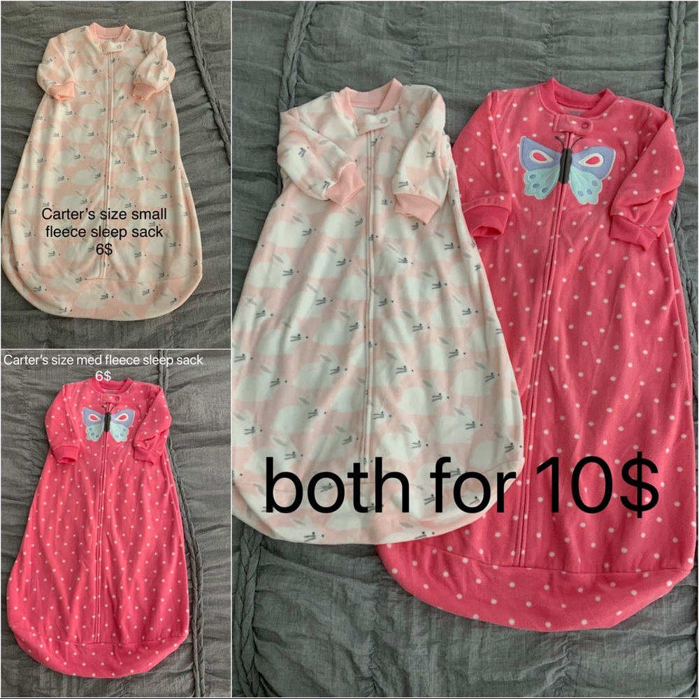Carter’s infant blanket pajamas